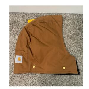 NWT Carhartt Flannel Lined Hood Brown Workwear Winter Hood 2XL-5XL